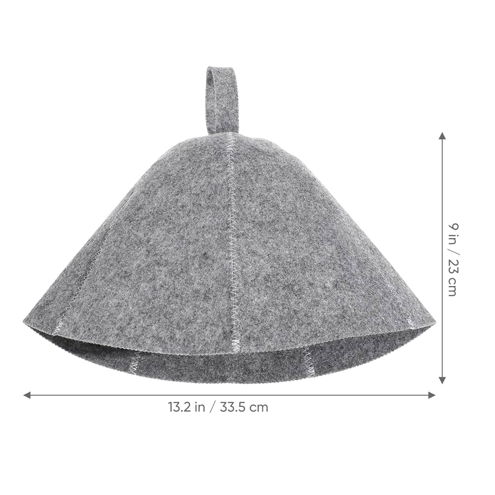 Amazon.com: Ipetboom 2pcs Sauna Hat Felt Hat Sauna Head